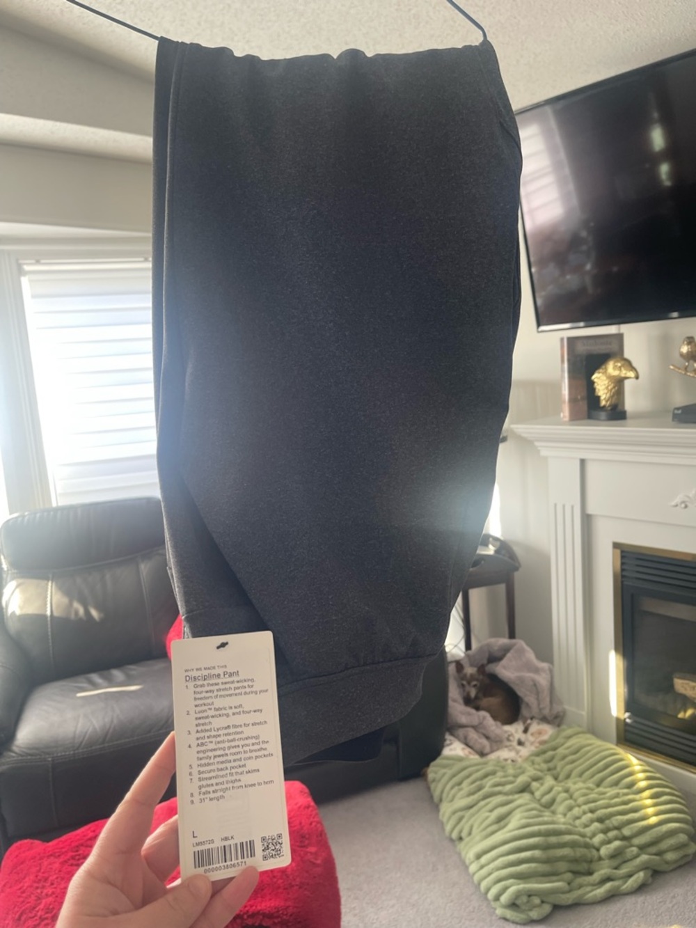 lululemon athletica Dark Gray Discipline Pant